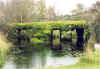  As estaba de otoal y verde a la vez  la puente de la Fuente del Hoyo. Lloviznaba (02.11.02)