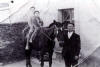  1952 - El to Andrs con sus hijos Alfredo y Eva 